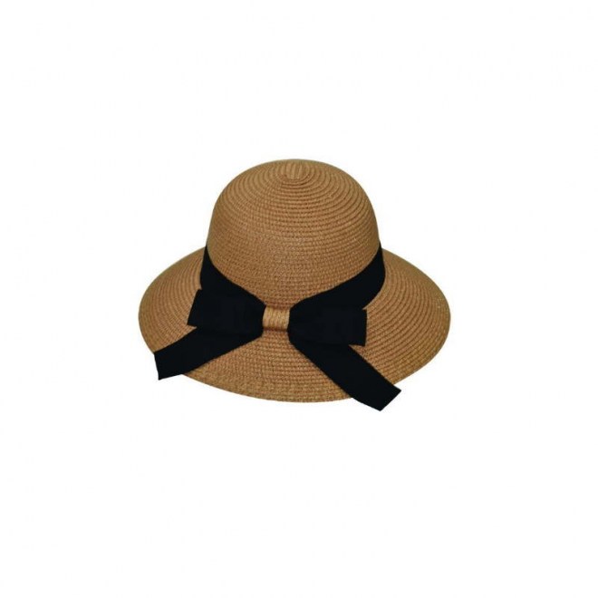 Ψαθινο καφε με μαυρο φιογκο